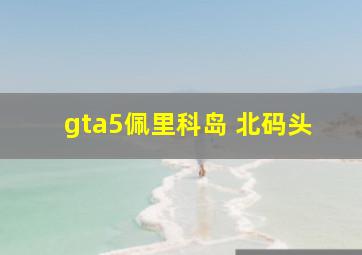 gta5佩里科岛 北码头